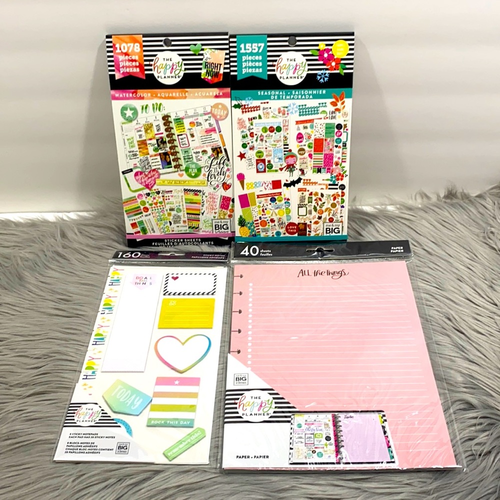 The happy planner sticker book & accessories